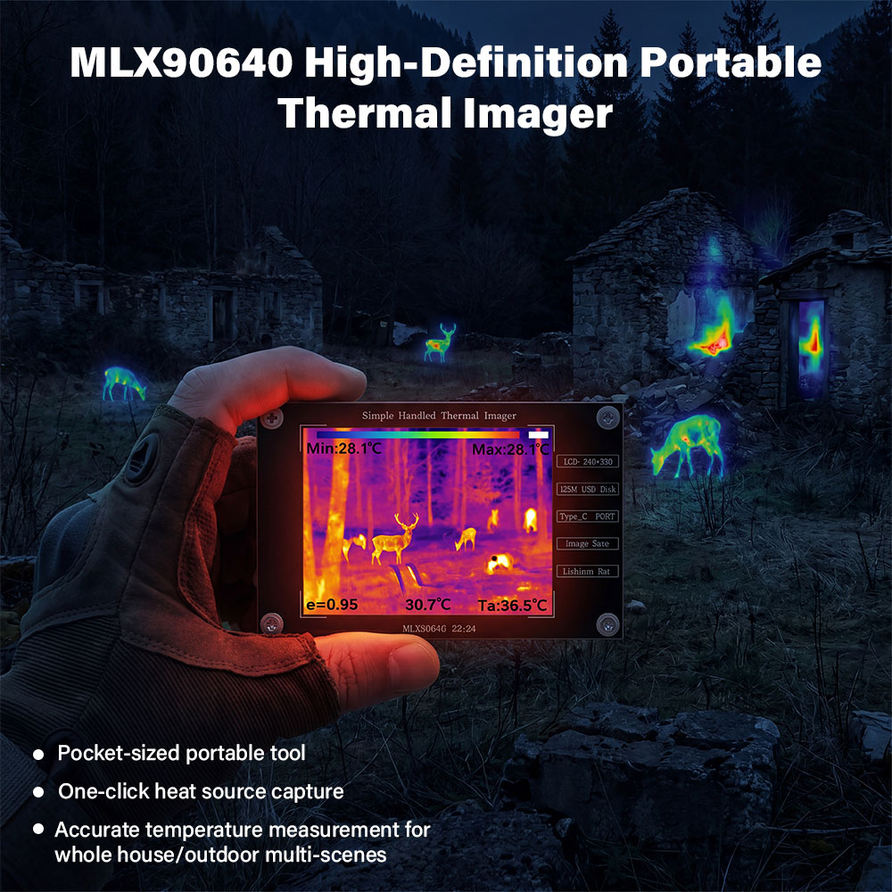 Portable Infrared Imager -40℃~ - Nf 521 Thermal Imaging Camera ulasan dan harga