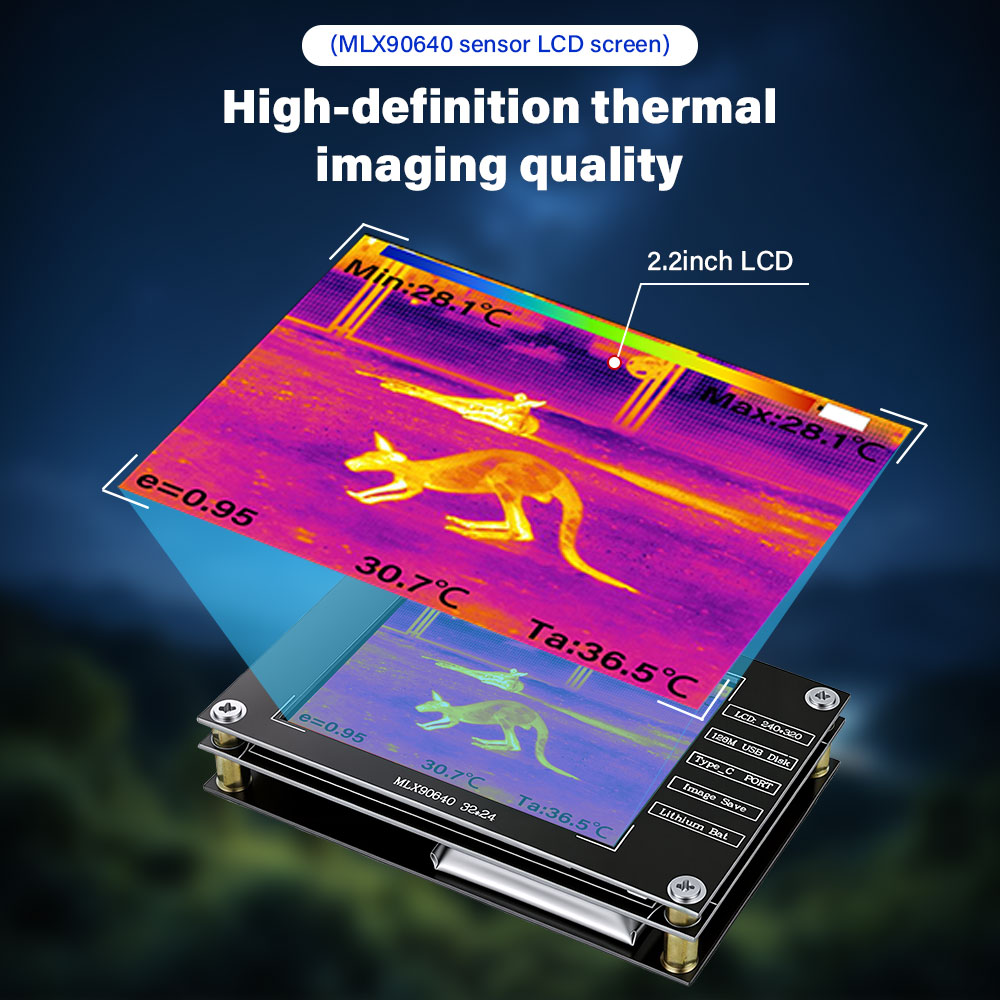 Portable Infrared Imager -40℃~ - Nf 521 Thermal Imaging Camera ulasan dan harga