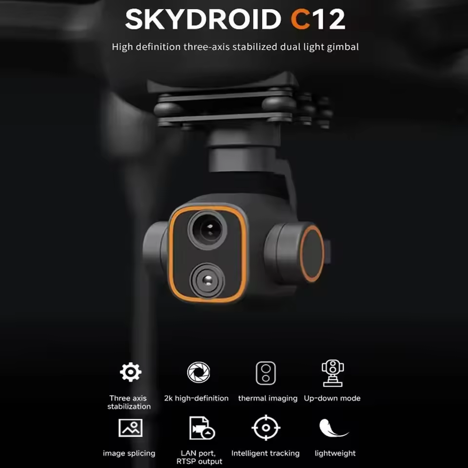 APStoreSkydroid C12 2k HD Ther - Thermal Imager Drone Gimbal ulasan dan harga